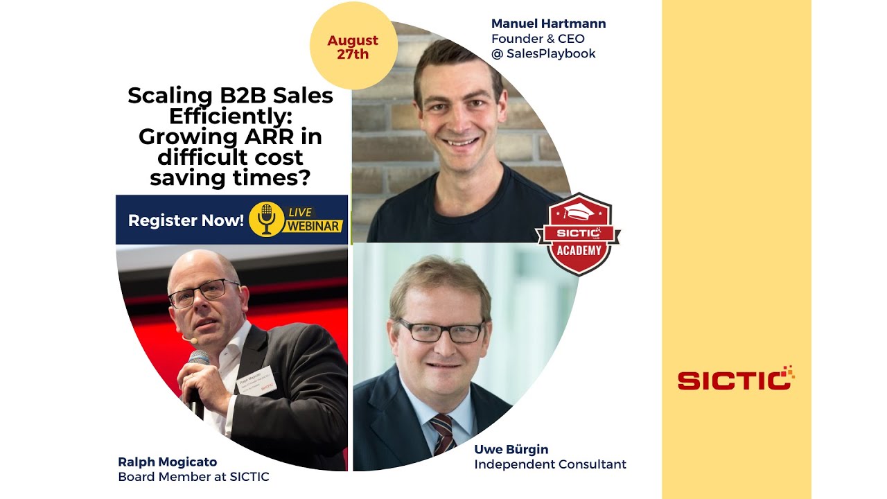 Scaling B2B Sales Efficiently: Growing ARR in difficult cost saving times?