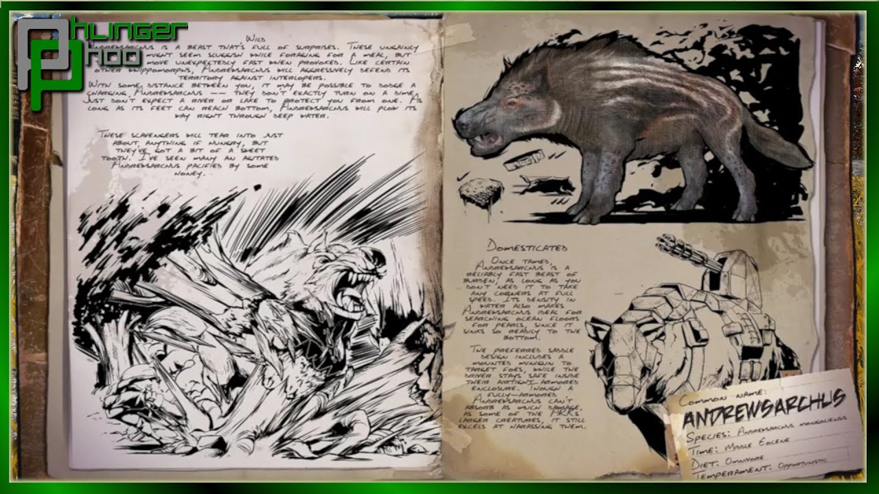 Ark Basics Andrewsarchus - EVERYTHING YOU NEED TO KNOW!