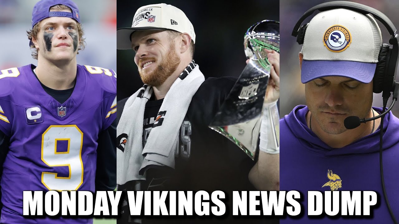 Minnesota Vikings News Dump (2.9.2026) | Sam Darnold Wins the Super Bowl...