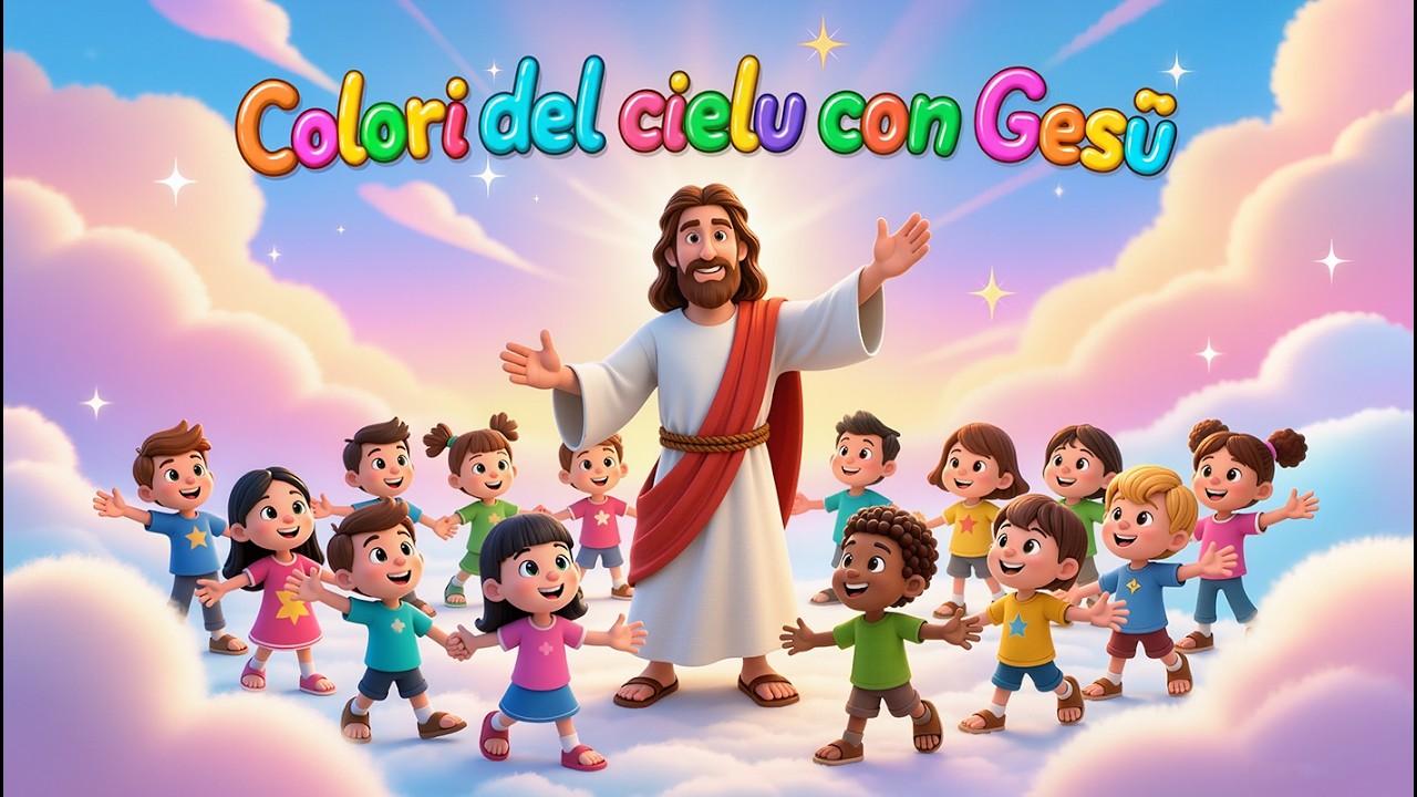 🎸 Gesù è il Mio Amico 🇮🇹 Musica Cristiana Allegra per Bambini - Lode e Gloria ❤️
