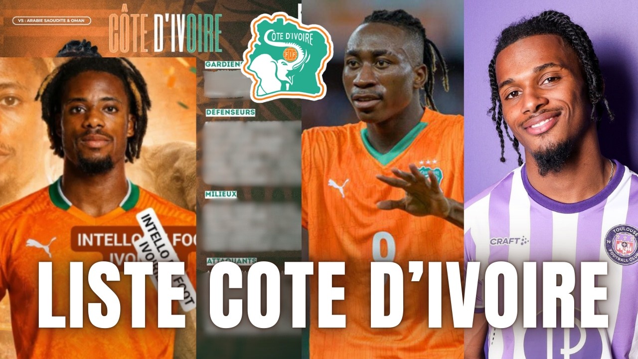 🇨🇮 Ma LISTE de la CÔTE D’IVOIRE pour affronter l'ÉCOSSE et la CORÉE DU SUD ! 🏆 (Avec des surprises)