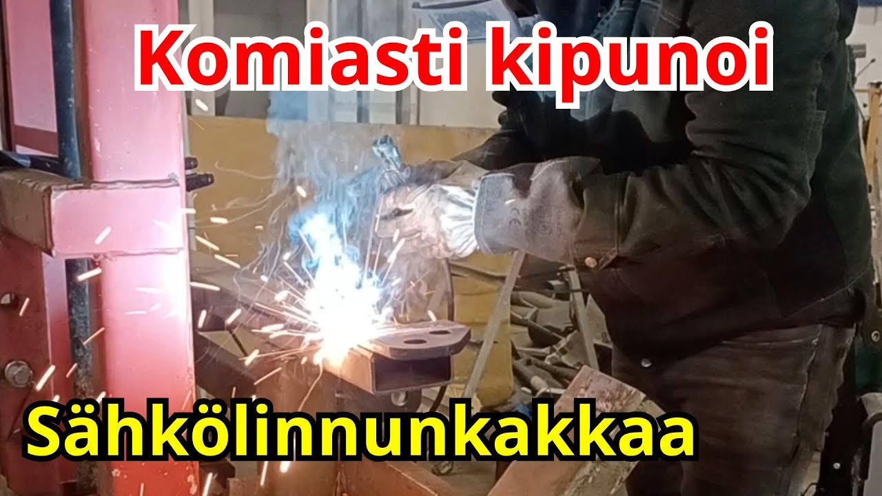 Opettelin hitsaaman puikolla, ilman JÄRKEVÄÄ SYYTÄ