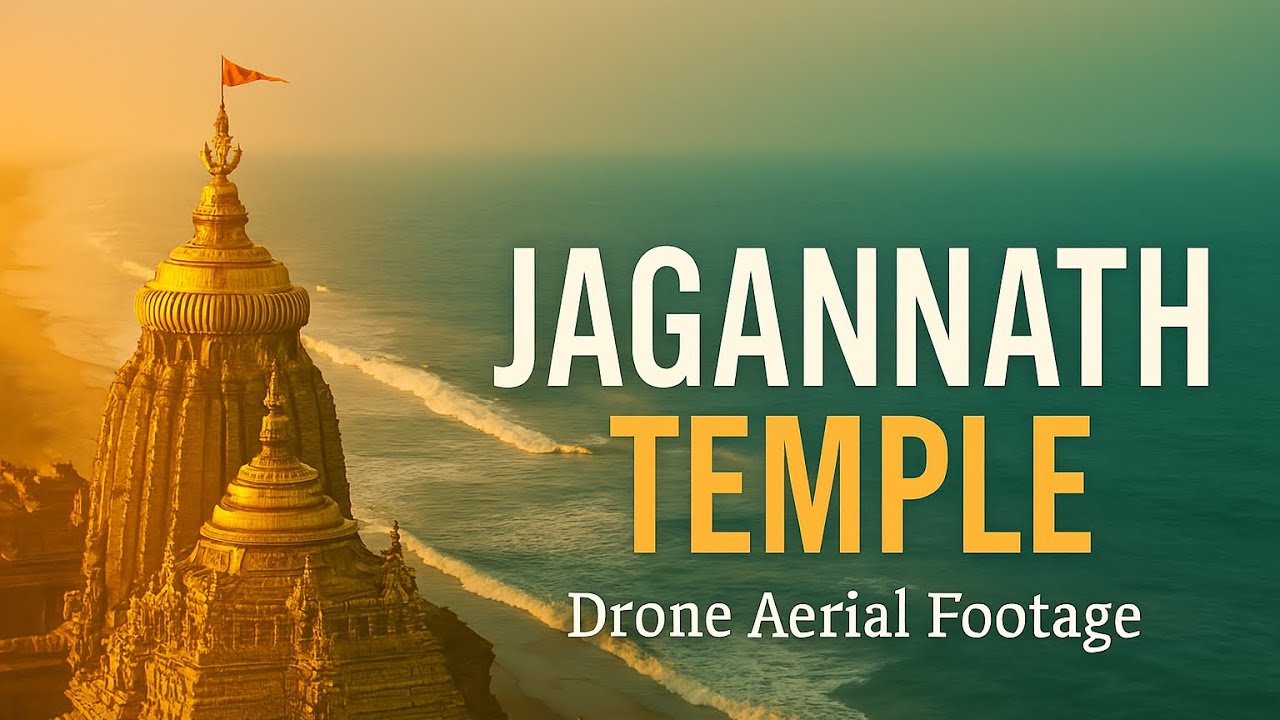 Shri Jagannath Temple Puri Aerial Shots | DJI Mini4Pro 4K Video | Puri Drone View | Vipin Tiwari YT