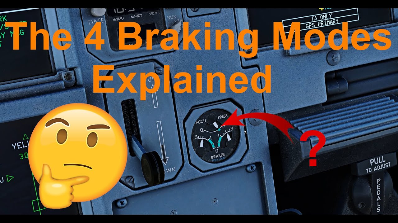 The A320 Brake Modes made Easy