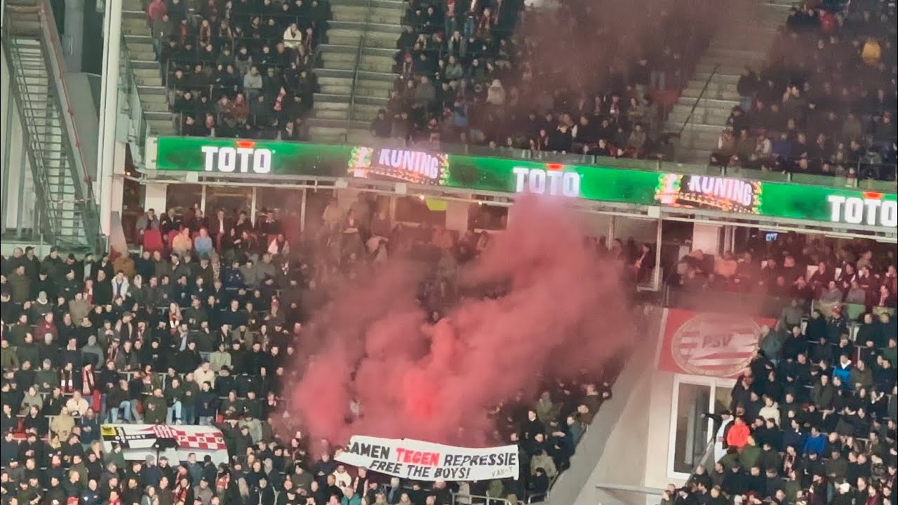 🚫Wij zijn tegen stadion verboden!🚫 PSV-Feyenoord : 05/02/2025 : 2-0 : #knvbbeker