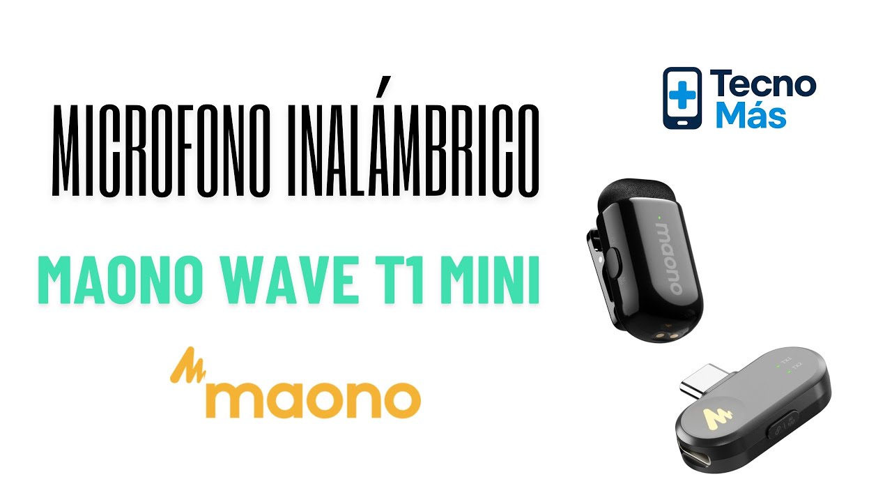 Micrófono Inalámbrico Maono Wave T1 Mini - unboxing, primeras impresiones y algunas pruebas.