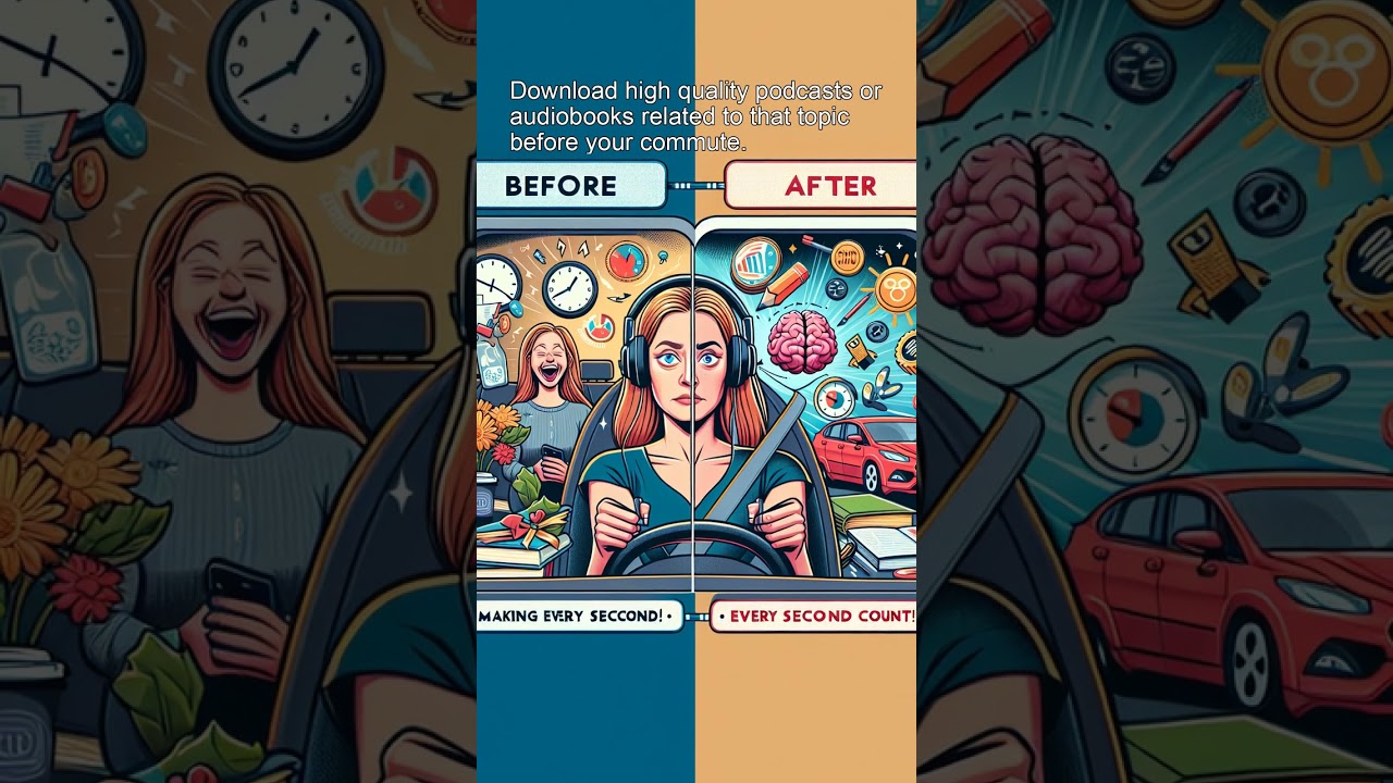 Transform Your Commute into Learning Powerhouse 🎧📚#shortsfeed  #shorts #short