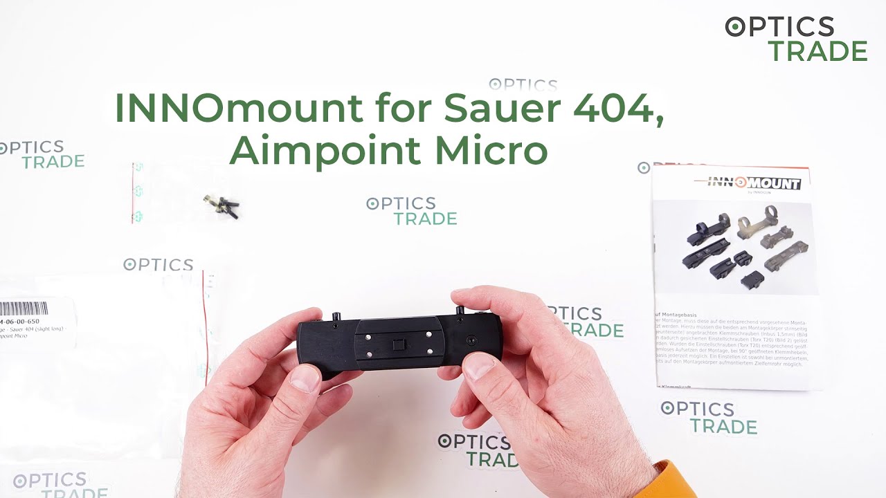 INNOmount for Sauer 404, Aimpoint Micro Mount Review | Optics Trade Reviews