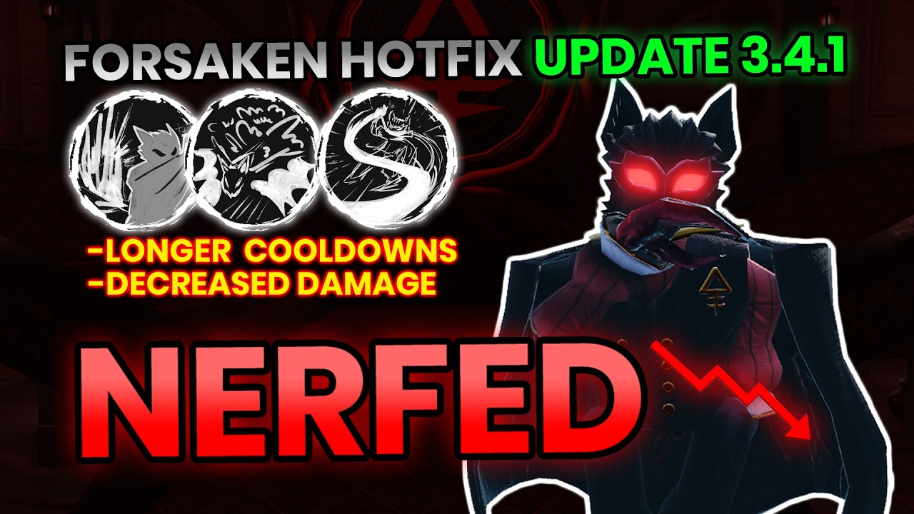 NOSFERATU GOT NERFED! | Forsaken Hotfix 3.4.1 Update