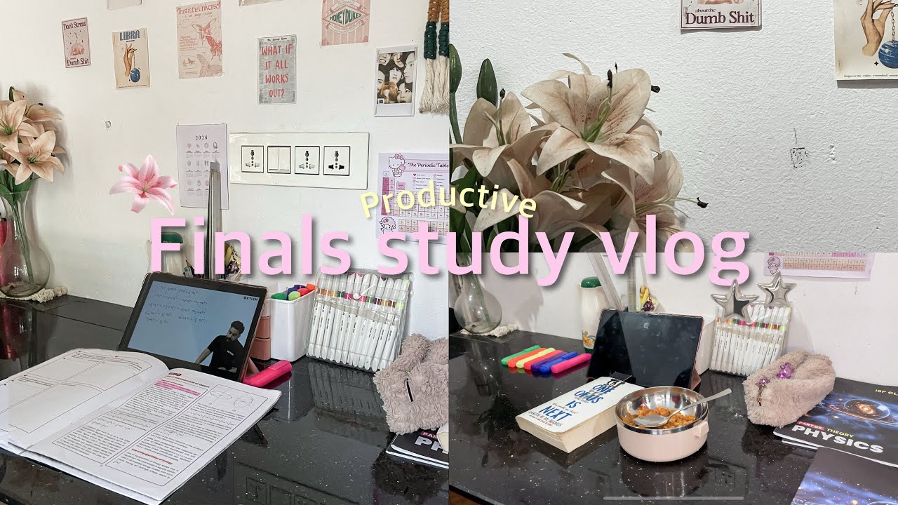 Getting My Life Together Before Finals 📚 | 11th Grade | Realistic Study Vlog, Productive Days