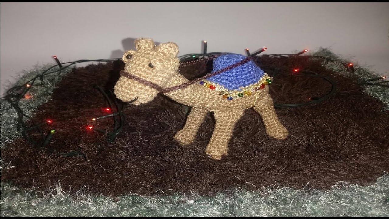 Passo a Passo - Presépio amigurumi Animais - parte 9 - Camelo