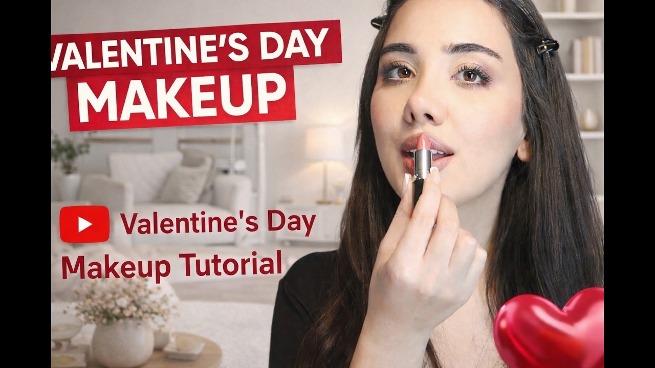 Sevgililər Günü Makiyajı 2026 💋 Romantik & Sadə Look