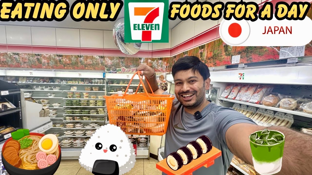 Jp Ep03| Tasting Weird Supermarket Food In Japan | 7 - Eleven Japan Edition!