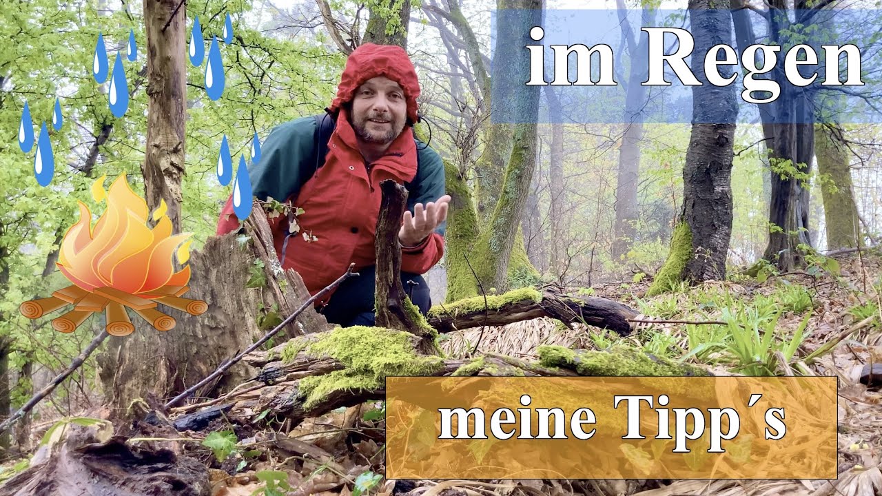 Feuer machen im Regen - wie geht das? Tipps und Tricks + Survival Skills 2 Die Birkenrinde