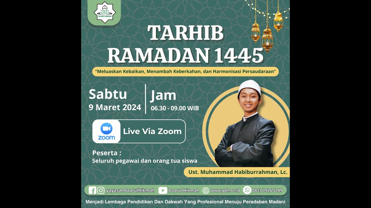Tarhib Ramadan 1445