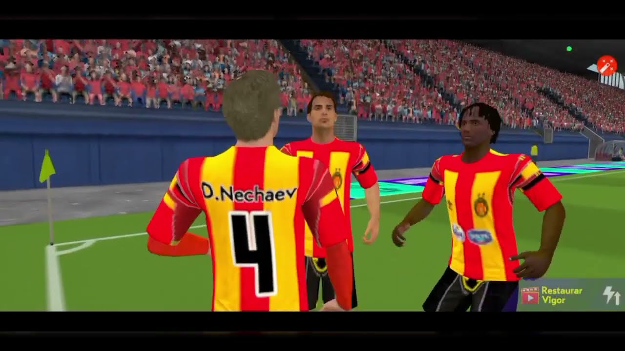 Gameplay Footbal league 2025 Flamengo X Esperance  copa de clubes 1ª Rodada