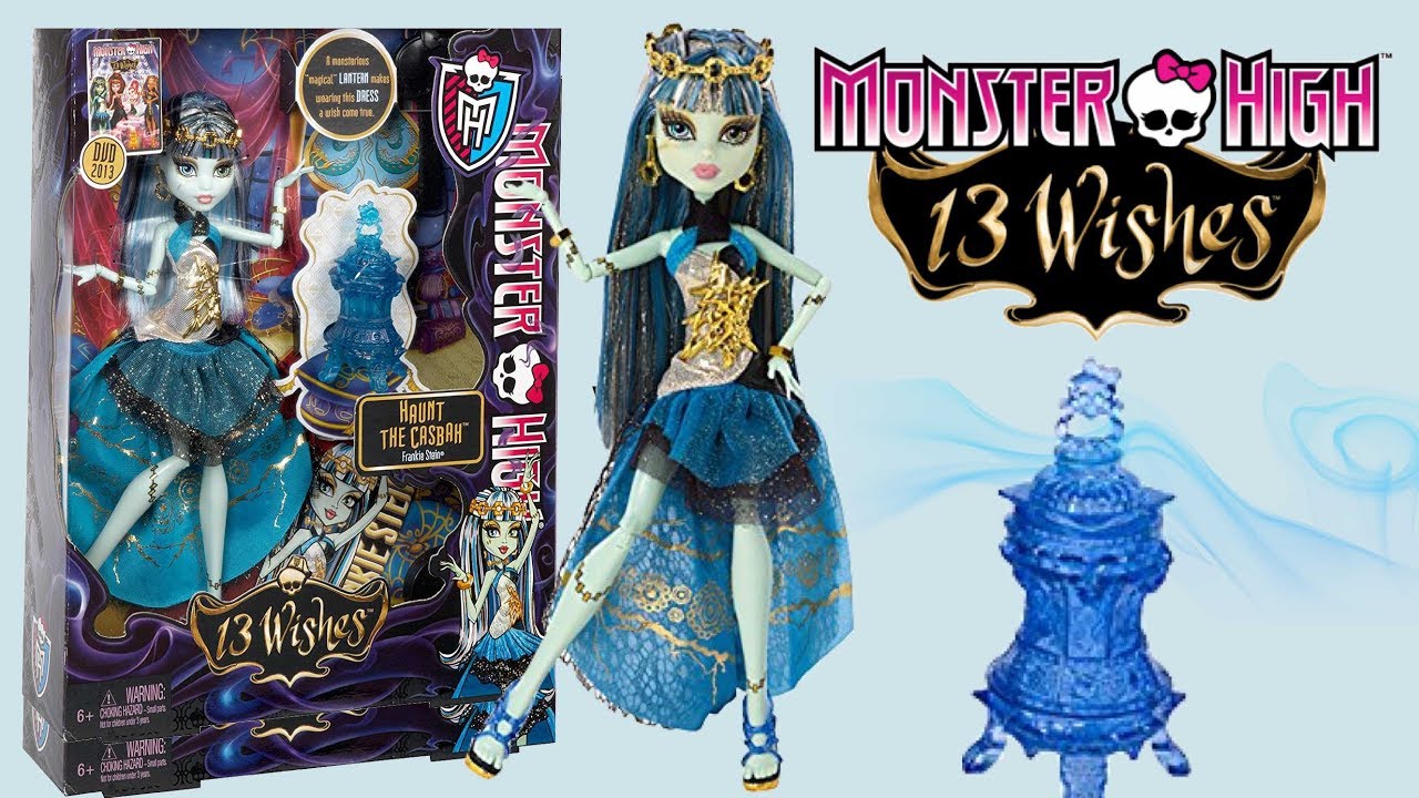 13 Wishes Frankie Stein Monster High Unboxing Review