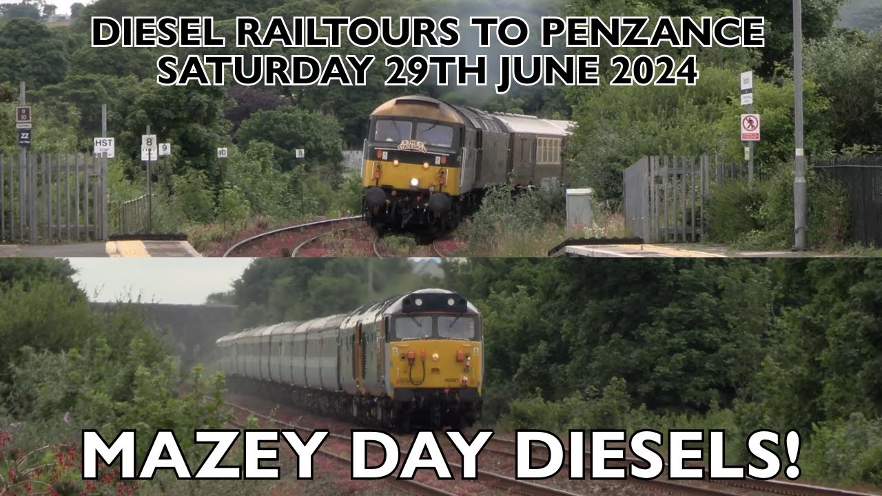Mazey Day Diesels | Pathfinder and Statesman Railtours to Penzance | Saturday 29th June 2024