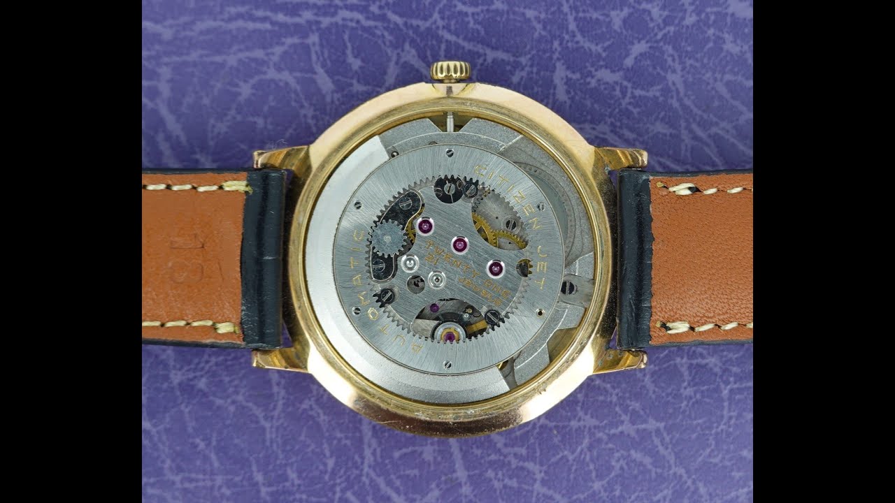 Винтажные мужские часы Citizen Jet 1962 года с революционным автоматическим механизмом! Модель JT...