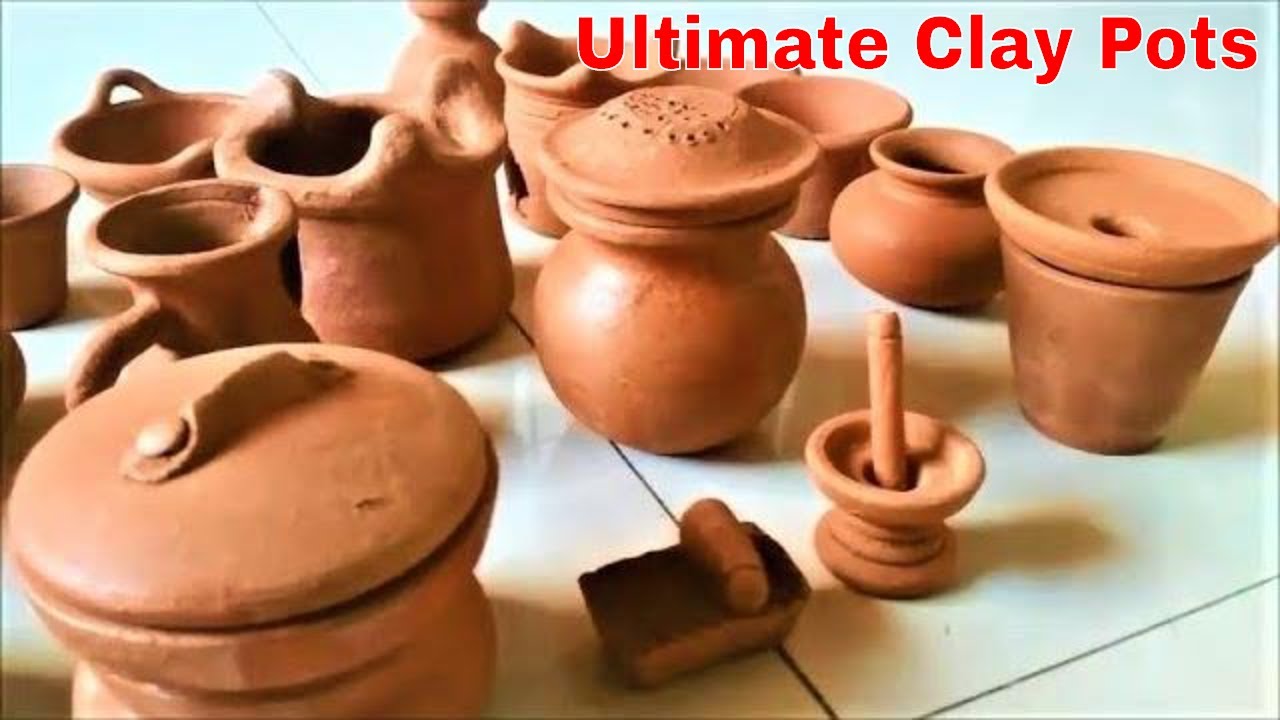 COMPLETE!!! UNBOXING MINIATURE KITCHEN SET  | MINI CLAY POTS | TINY KITCHEN SET  | The Theme Kitchen