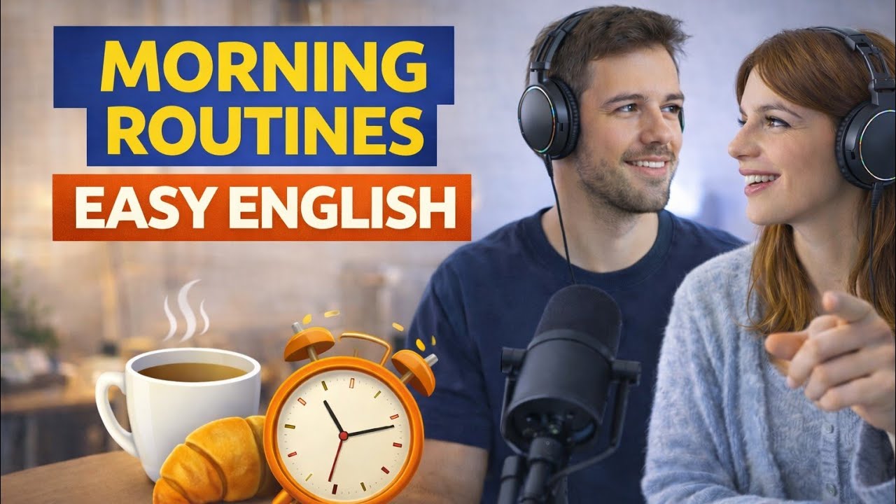 English Podcast for Easy Conversation Practice Through Listening: Our Morning Routines