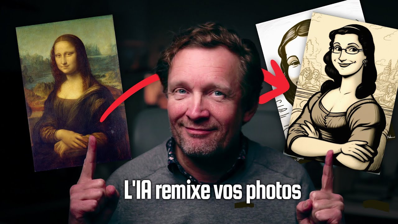 L'IA Midjourney transforme et remixe vos photos et images en 2s - tuto