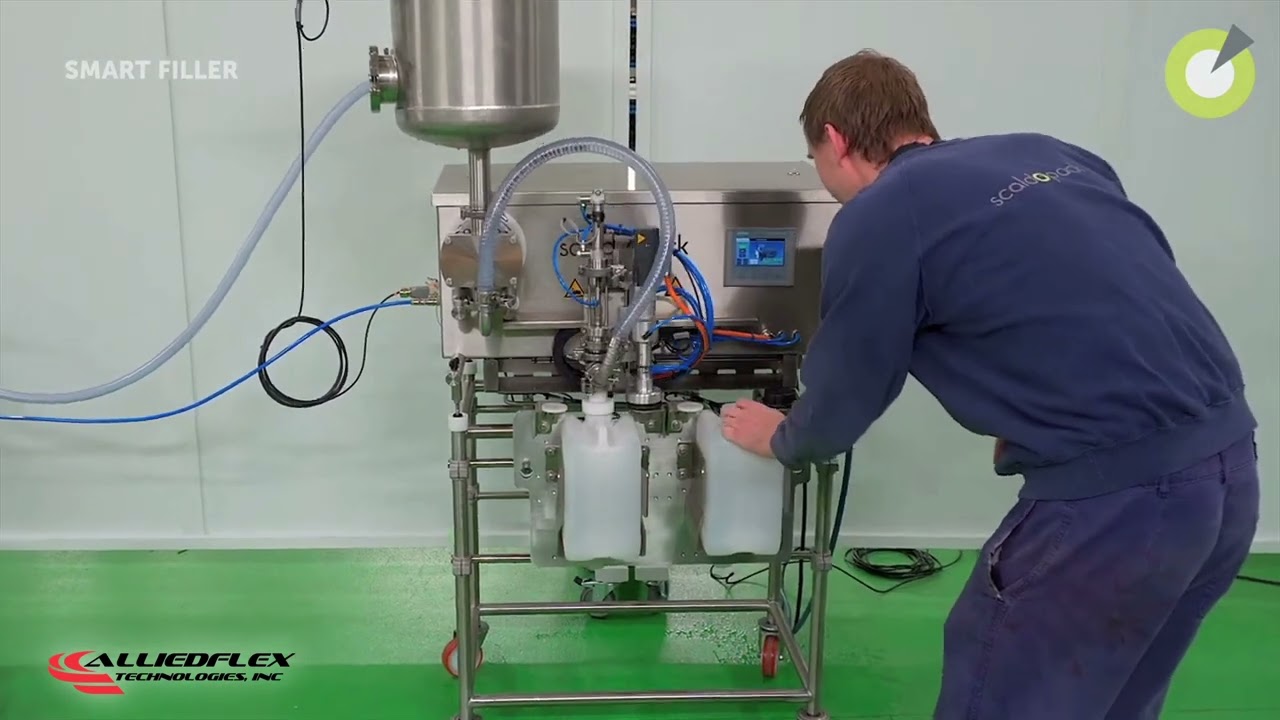 Scaldopack - Smartfiller Filling and Capping Pouches, Bottles and Containers