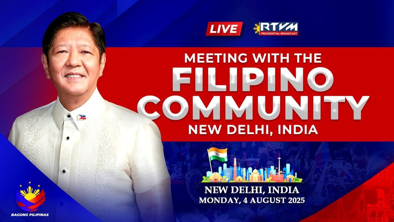 Meeting with the Filipino Community in New Delhi, India 8/04/2025