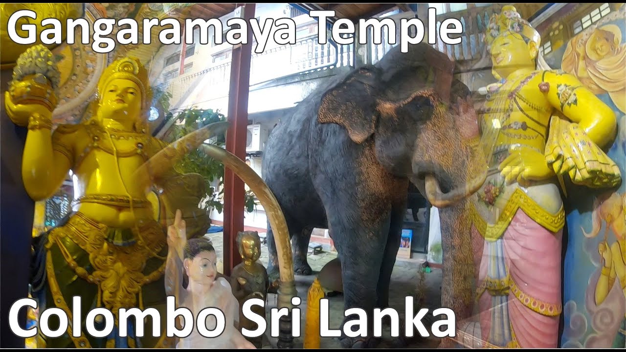 Gangaramaya Temple Colombo Sri Lanka | Famous Buddhist Temple | A Top Tourist Attraction In Colombo