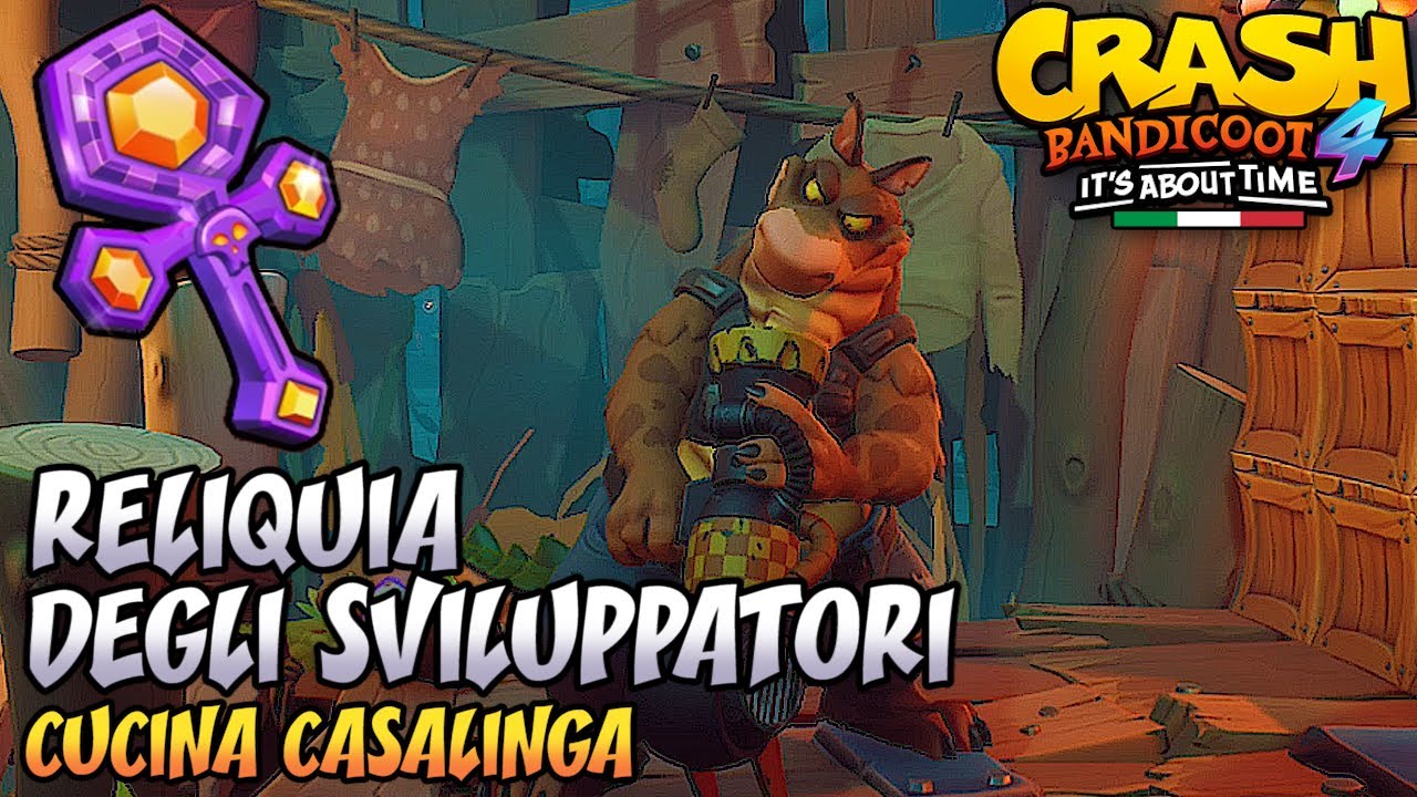 CRASH BANDICOOT 4 (ITA) - Cucina Casalinga - RELIQUIA DEGLI SVILUPPATORI (1.44.31)