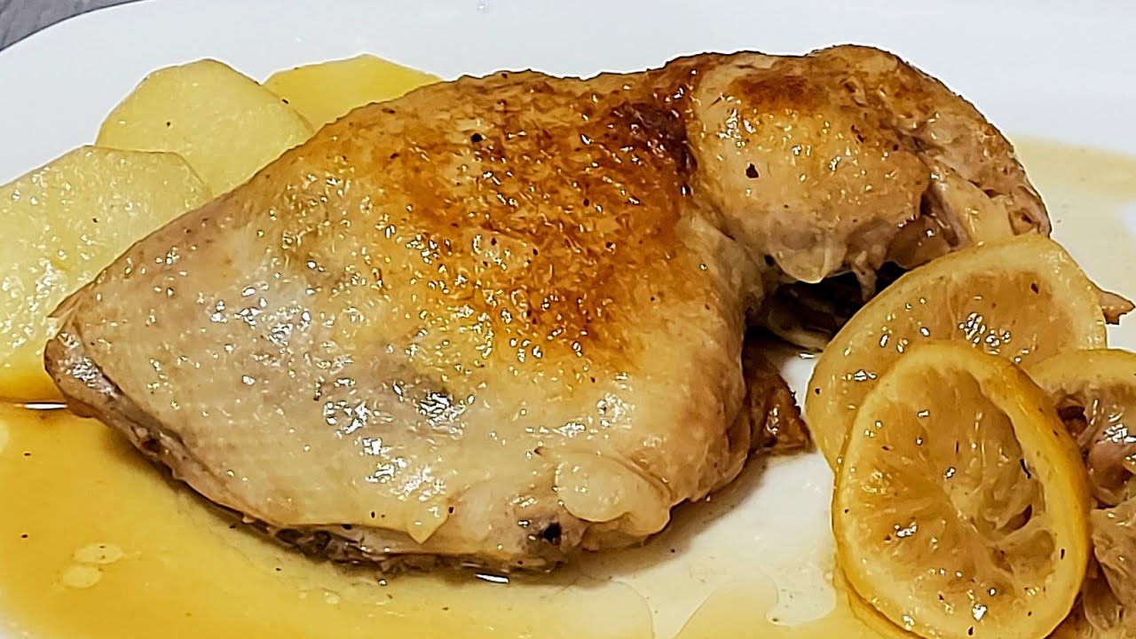 🍗POLLO ASADO CON PATATAS🥔 SIN HORNO👍EN SÓLO 20 MINUTOS🕰 JUGOSÍSIMO // BEATRIZ COCINA