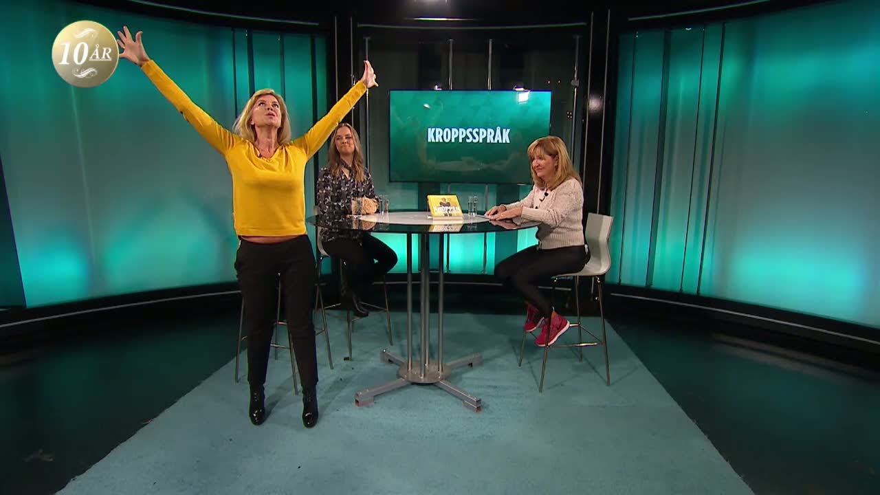 Så lurar du hjärnan med kroppsspråket - Malou Efter tio (TV4)