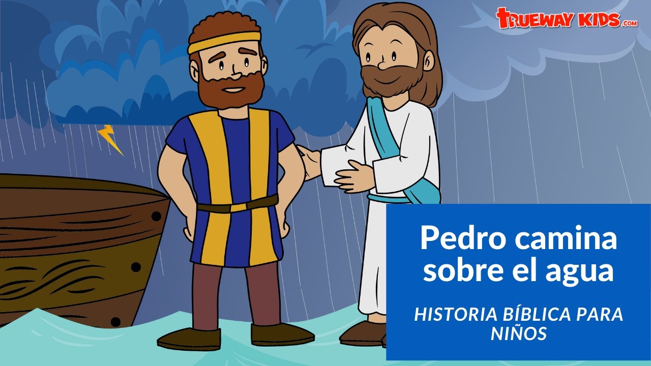 Pedro camina sobre el agua _ Historia bíblica para niños