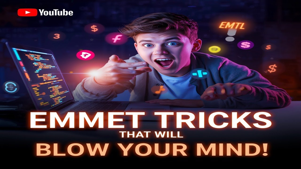 Mind-Blowing Emmet Tricks Every Web Developer Must Know! | Code 10x Faster!
