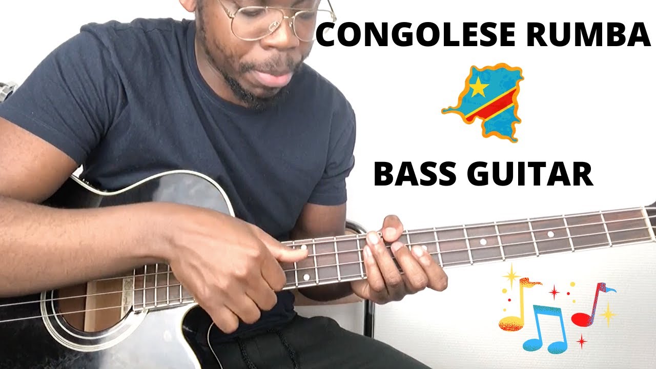 African Bass Guitar Tuto - Congolese Rumba song: Libala от Rene Lokua и Pesa munu passage