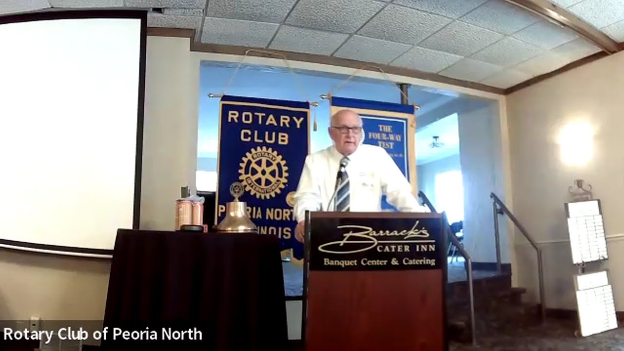 Rotary Club of Peoria-North Meeting July 10, 2025:  President John Meisinger