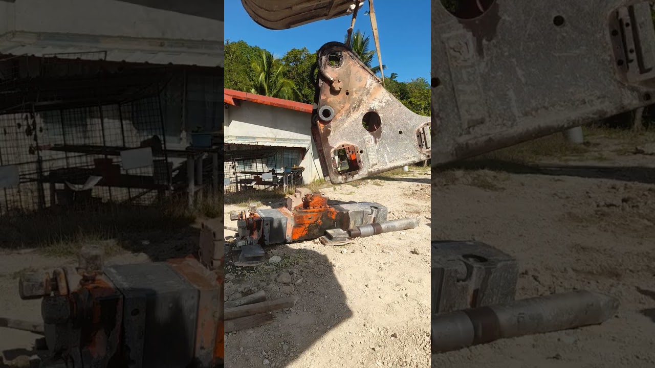 Dismantle breaker for repair Replace seal and packings