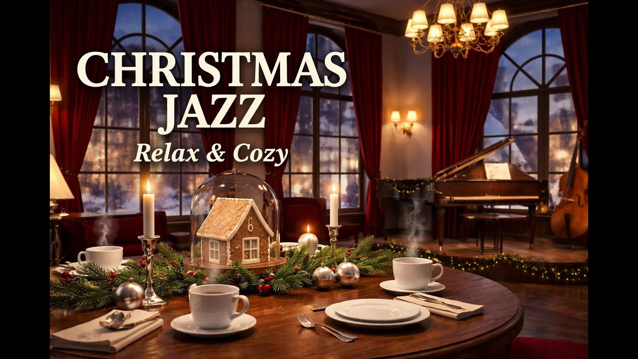 Relaxing Music – Christmas Jazz for Focus, Work, Study & Cozy Holiday Ambience