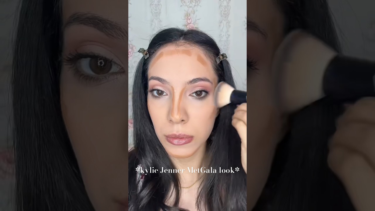 💖 Kylie Jenner Met Gala 2024 Makeup look 💖  #metgala2024 #celebritymakeup #kyliejennermakeup