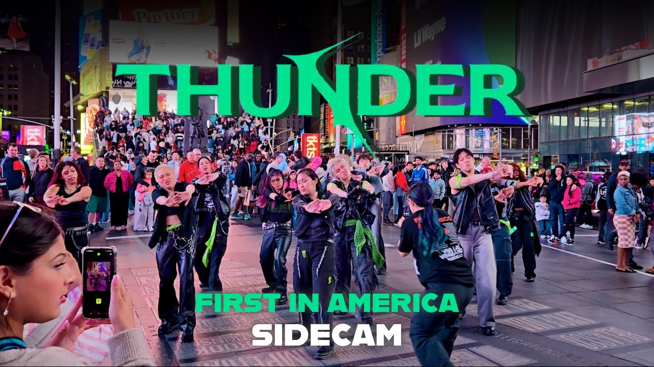 [KPOP IN PUBLIC NYC SIDECAM] -  SEVENTEEN (세븐틴) 'THUNDER' | FIRST IN AMERICA Full Dance Cover