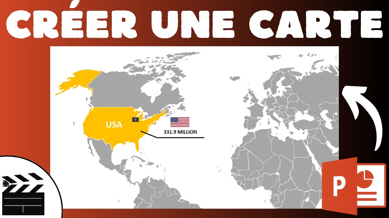 Créer une CARTE - POWERPOINT