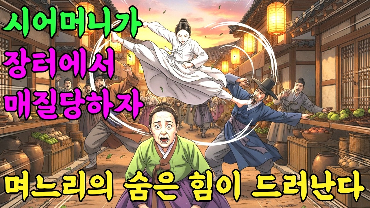 시어머니가 장터에서 매질당하자.. 며느리의 진짜 정체가 드러나는데..ㅣ옛날이야기ㅣ야담ㅣ설화ㅣ민담ㅣ오디오북