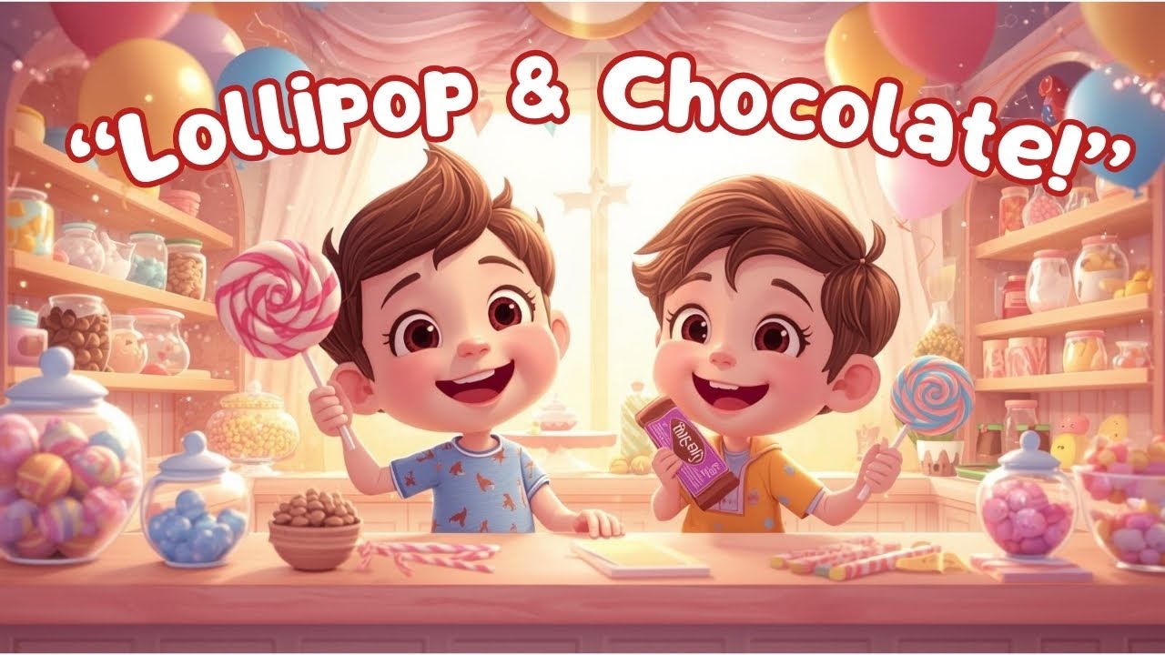Sweet Shop Adventure 🍭🍫 | Hindi Kids Poem | Nursery Rhymes Hindi | Kids Cartoon Song