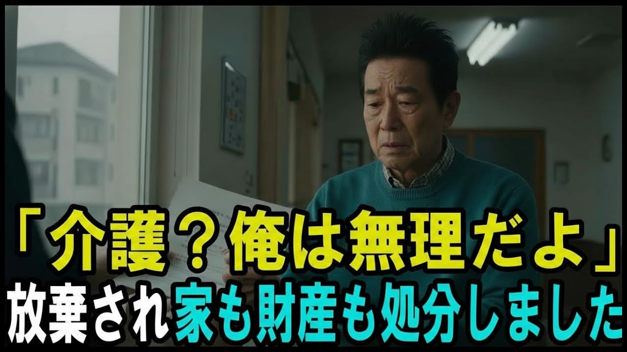 「介護は無理だから施設に預けた」──そう嘲笑っていた息子夫婦が、絶望に打ちひしがれた日