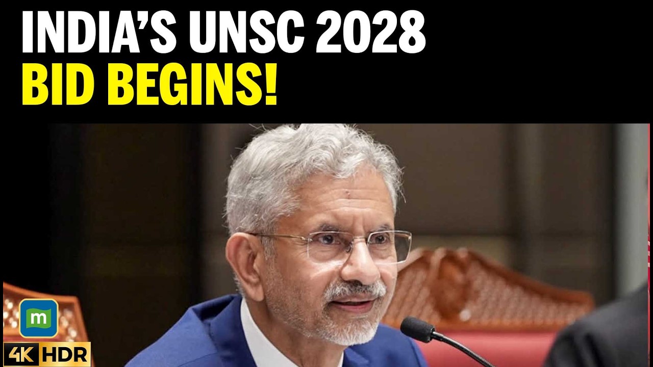 EAM Jaishankar Launches UNSC Campaign For 2028-29 Term, Unveils 'SHANTI' Vision