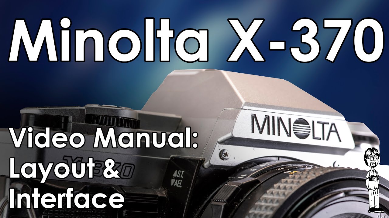Minolta X-370 (X-300, Seagull DF-300) Tutorial Walkthrough Video Manual Review