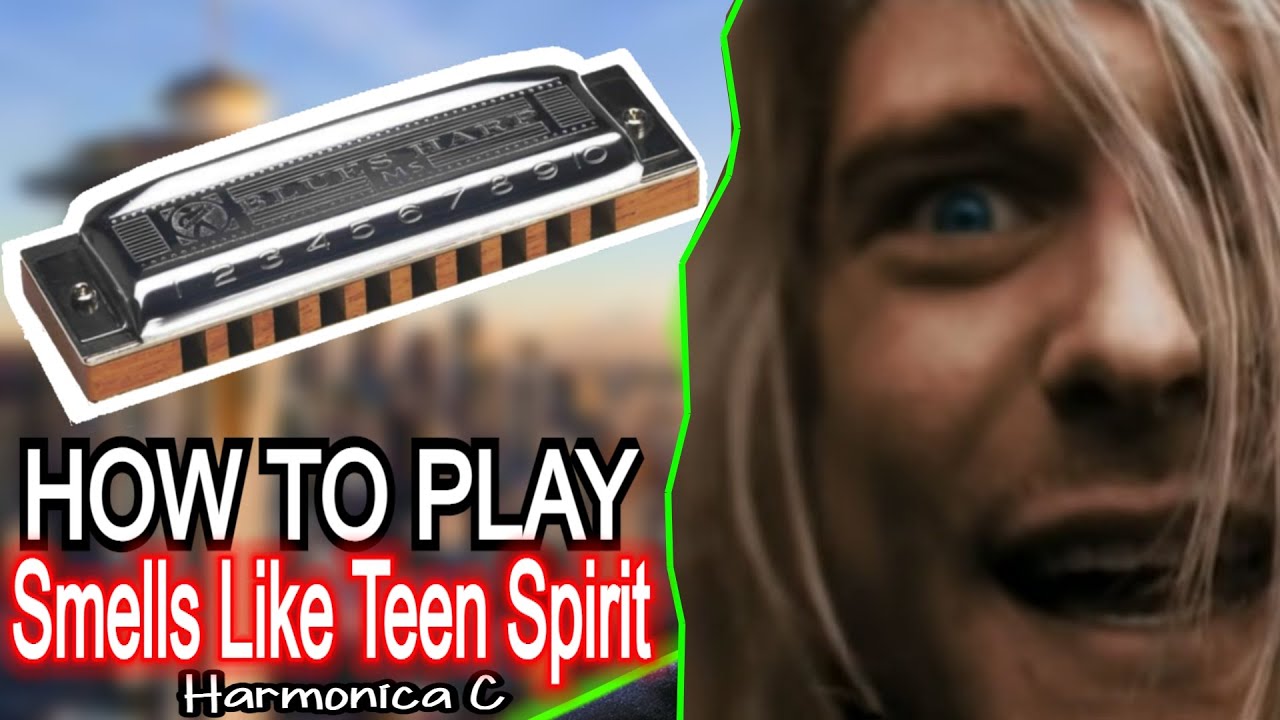SMELLS LIKE TEEN SPIRIT HARMONICA ( C DIATONIC ), ARMÓNICA C, BLUES HARP C, GAITA DE BOCA C, MUNDHAR