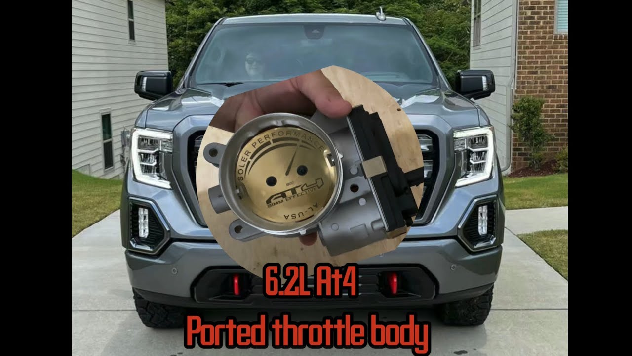 GMC Sierra AT4 6.2L gets a Ported Throttle body from Soler performance