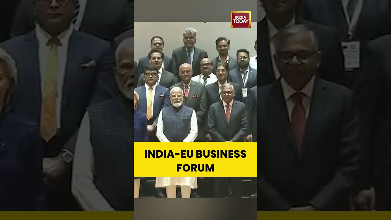 India-EU Business Forum: PM Modi and Ursula von der Leyen with Leaders | FTA | India-EU