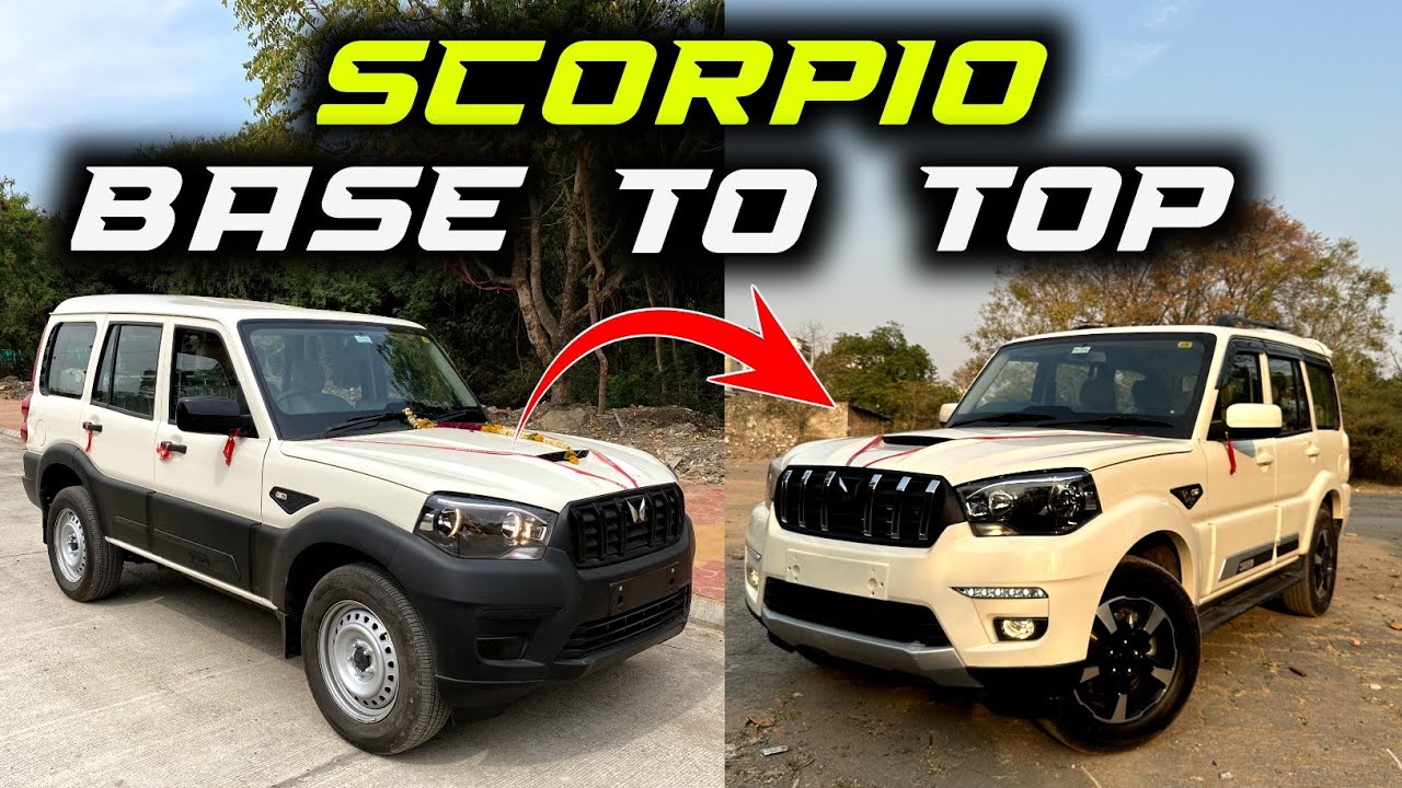 Scorpio Base Model को Top Model बना दिया 😍🔥 - Scorpio S Base Affordable Modification's With Prices💸